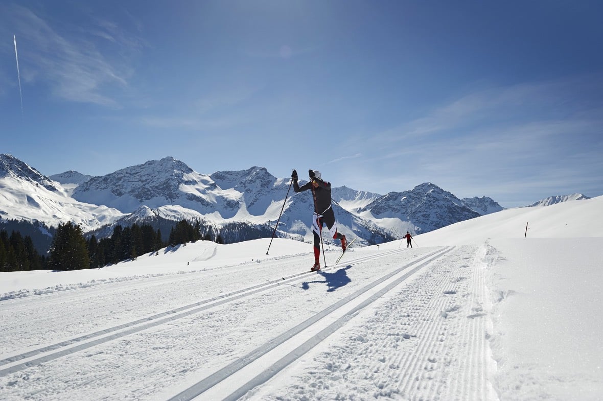 Arosa_Cross-country-skiing_Praetschalp © Arosa Tourism