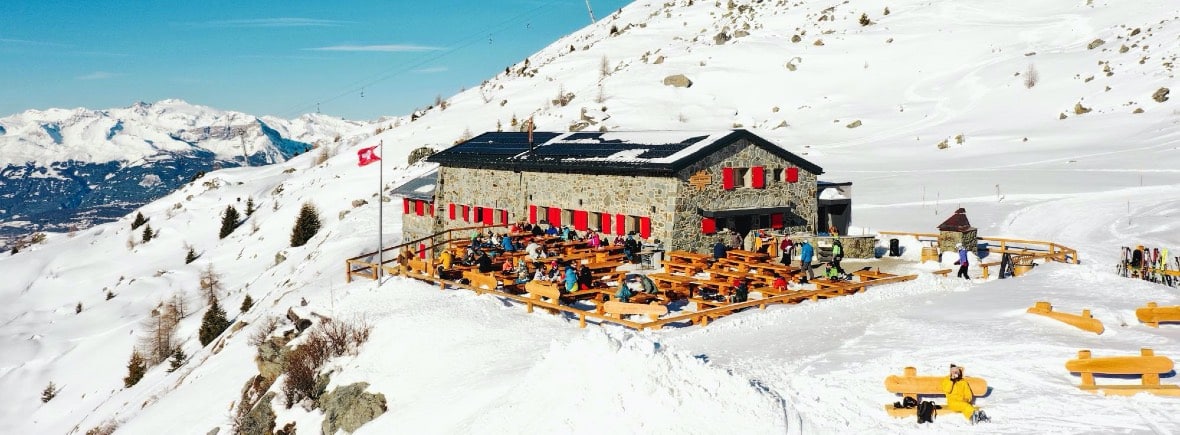 St-Luc-Chandolin, Cabane Bella Tola Mountain Restaurant, St-Luc