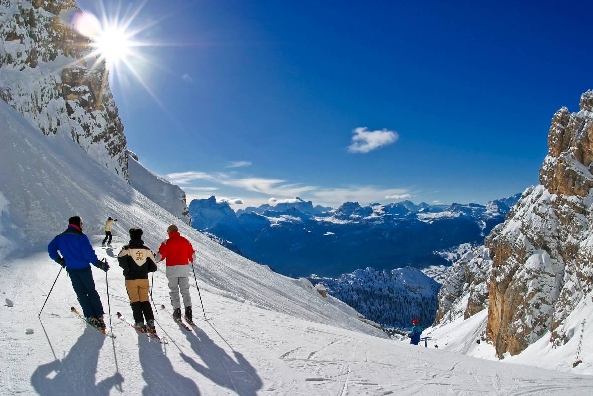 Cortina d'Ampezzo Ski Area Forcella Staunies
