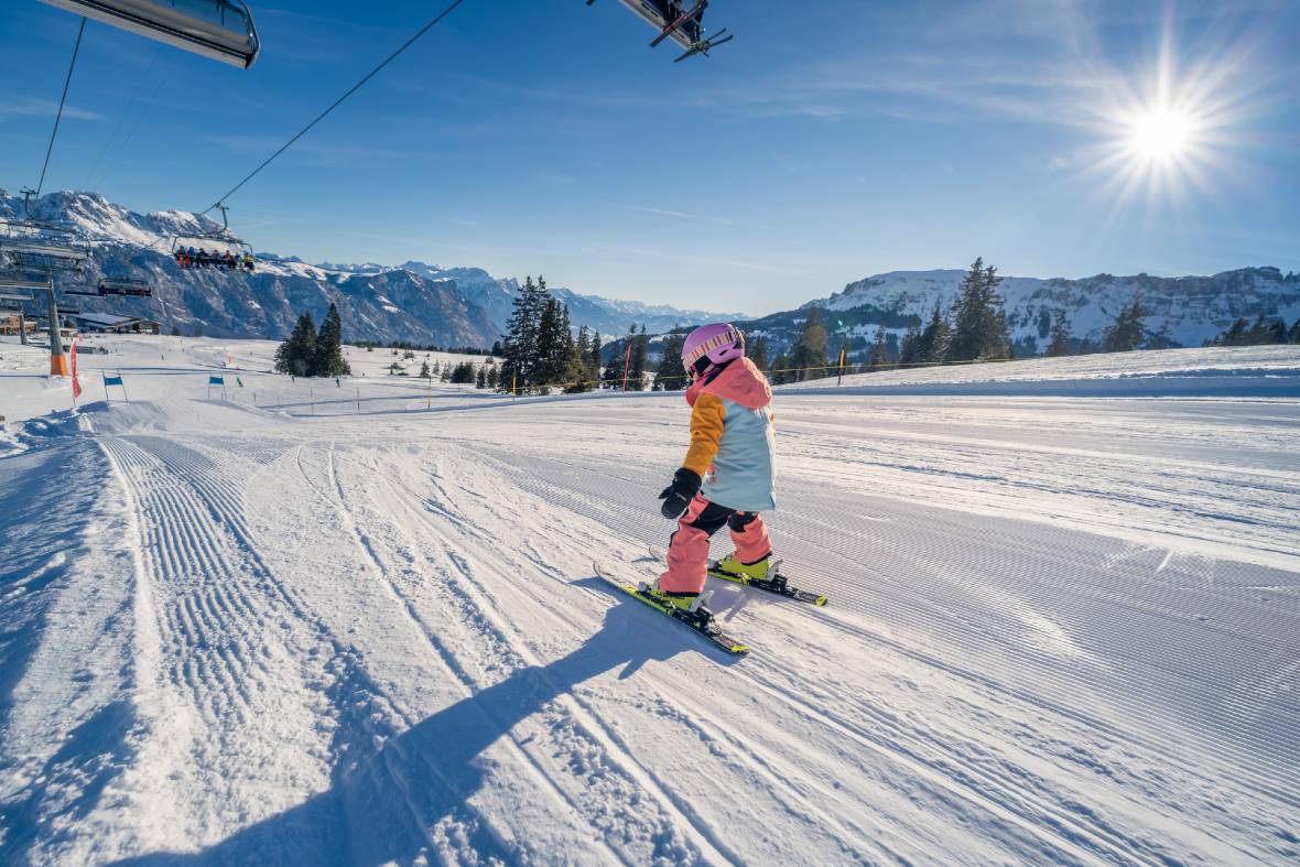 Flumserberg Beginner Slopes © Bergbahnen Flumserberg Thomas Kessler