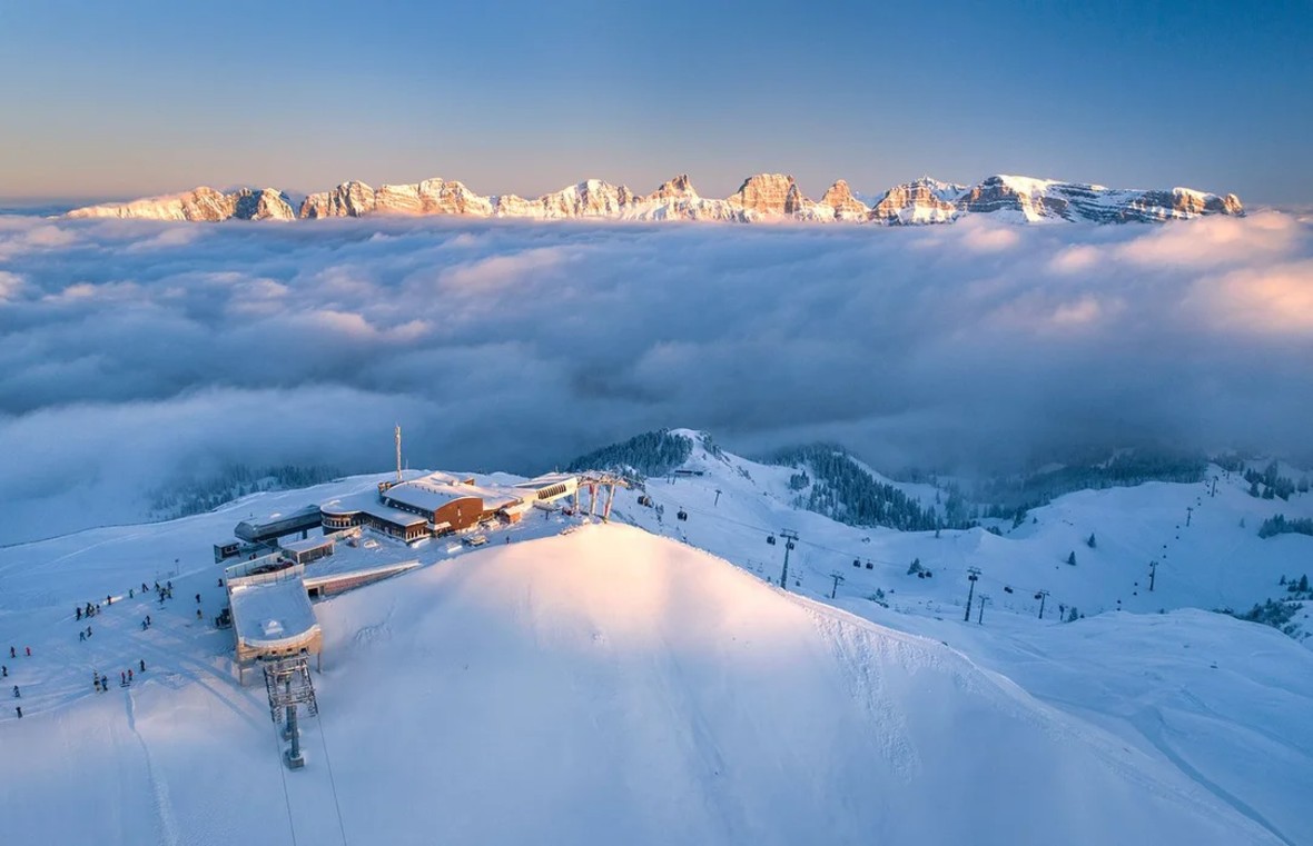 Flumserberg Panoramarestaurant-Maschgenkamm © Bergbahnen Flumserberg
