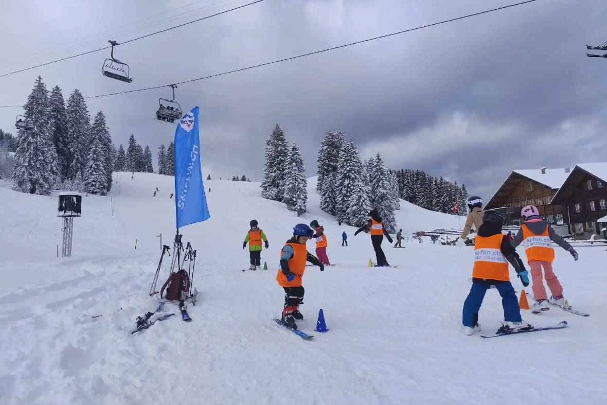 Flumserberg Ski-Fun group lessons-for-kids © Ski-Fun Ski School