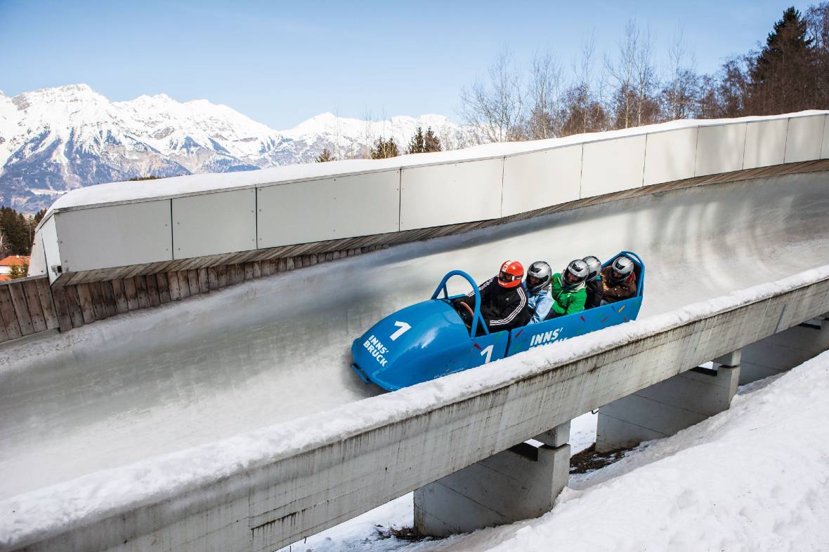Olympic bob sled experience in Igls
