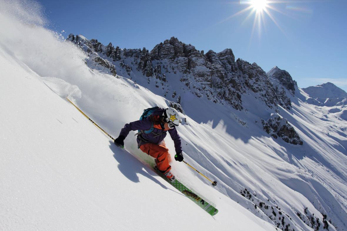 Innsbruck Ski Areas - Axamer Lizum’s varied terrain makes it a firm favourite with freeriders
